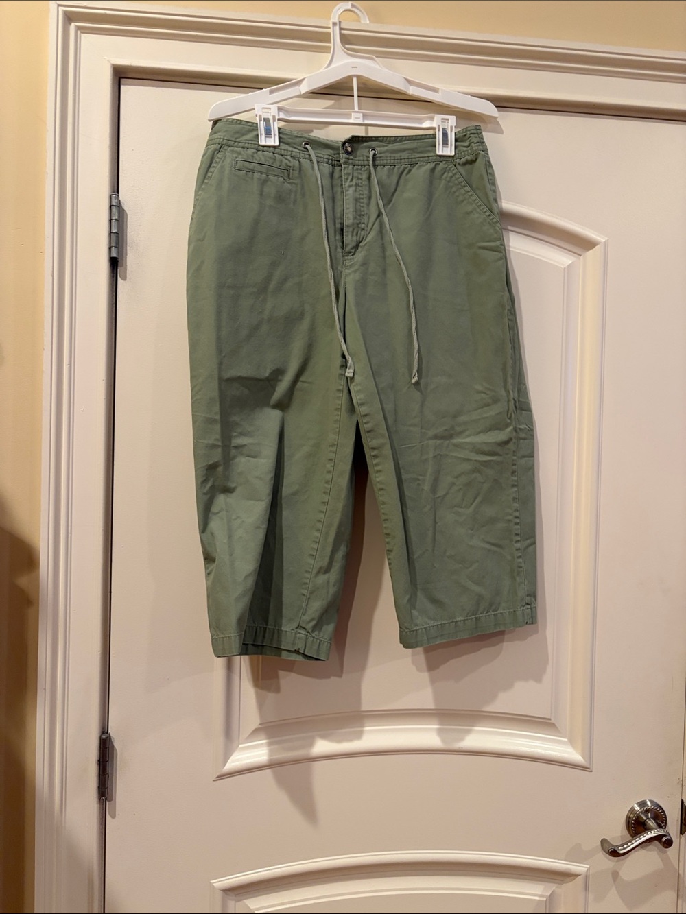 Basic Editions Olive Green Capris